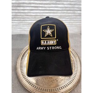 Nascar Mark Martin Hat‎ Black Yellow US Army Strong Racing #8 Cap New 2008